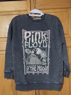 Pink Floyd Graphic Crewneck Sweatshirt - Black